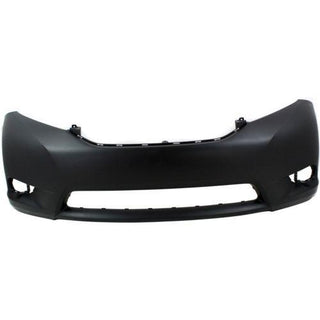 2011-2015 Toyota Sienna Front Bumper Cover, Primed, w/o Parking Sensor - Classic 2 Current Fabrication