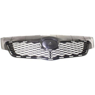 2009-2010 Toyota Corolla Grille, Textured Black - Classic 2 Current Fabrication