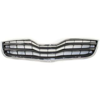 2010-2011 Toyota Camry Grille, Chrome Shell/Black - Classic 2 Current Fabrication