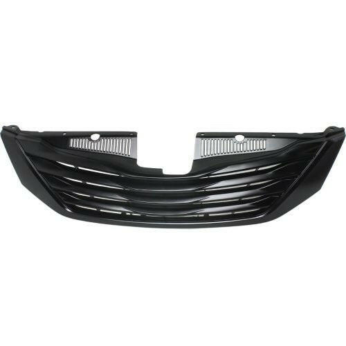 2011-2015 Toyota Sienna Grille, Black, w/ Black Molding (CAPA).