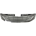 2011-2014 Toyota Sienna Grille, Painted-Black W/ Chrome Molding.