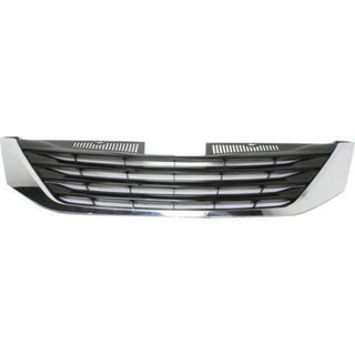 2011-2014 Toyota Sienna Grille, Painted-Black (CAPA).