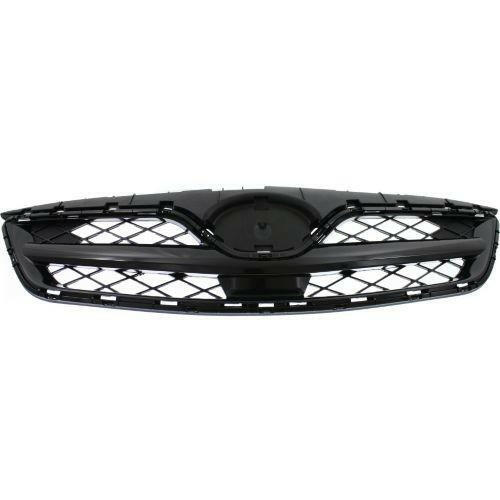 2011-2013 Toyota Corolla Grille, Painted-Black (CAPA).