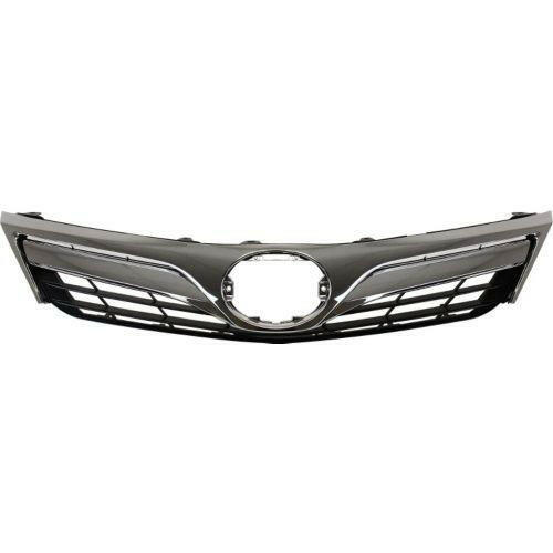 2012-2014 Toyota Camry Grille, Painted-Black (CAPA).