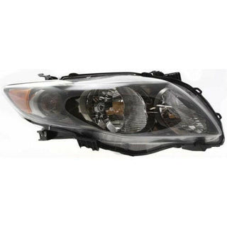 2009-2010 Toyota Corolla Head Light RH, Assembly, Black Interior.