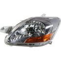2007-2011 Toyota Yaris Head Light LH, Lens And Housing, Sedan, Base/S.