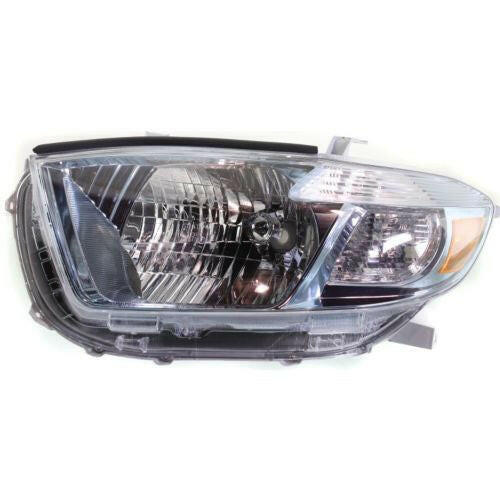 2008-2010 Toyota Highlander Head Light LH, Lens And Housing, Hybrid.