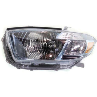2008-2010 Toyota Highlander Head Light LH, Lens And Housing, Hybrid.