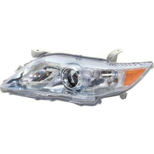 2010-2011 Toyota Camry Head Light LH, Assy, Clear Lens, Chrome.