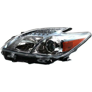 2010-2011 Toyota Prius Head Light LH, Lens And Housing, Halogen - Capa.