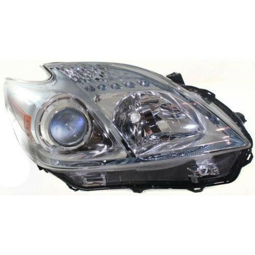 2010-2011 Toyota Prius Head Light RH, Lens And Housing, Halogen.