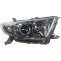 2011-2013 Toyota Highlander Head Light RH, Lens And Housing, Hybrid.