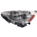 2012-2014 Toyota Prius C Head Light LH, Assembly, Halogen - Capa.