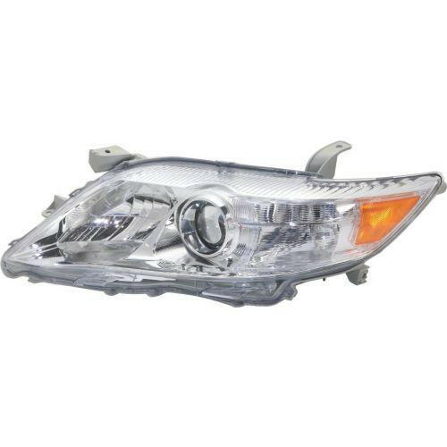 2010-2011 Toyota Camry Head Light LH, Lens And Housing, Clear Lens.