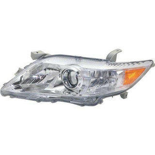 2010-2011 Toyota Camry Head Light LH, Lens And Housing, Clear Lens.