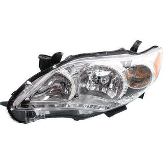 2011-2013 Toyota Corolla Head Light LH, Assembly, Base/CE/LE/L Models.