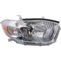 2011-2013 Toyota Highlander Head Light RH, Assembly, Except Hybrids, USA.