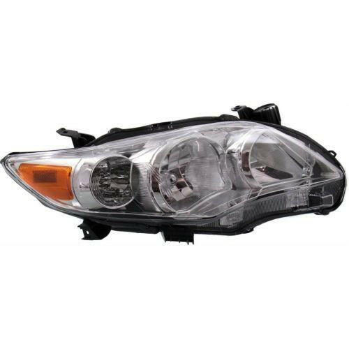 2011-2013 Toyota Corolla Head Light RH, Lens And Housing, Halogen.