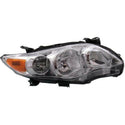 2011-2013 Toyota Corolla Head Light RH, Lens And Housing, Halogen.