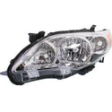 2011-2013 Toyota Corolla Head Light LH, Lens And Housing, Halogen.