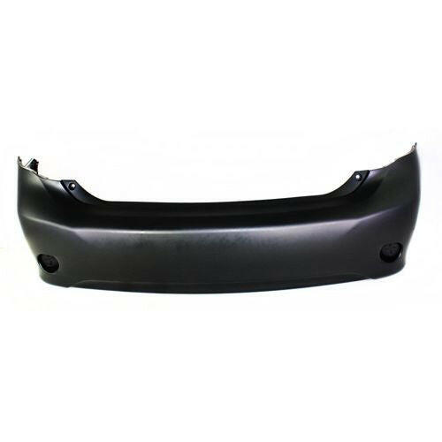 2009-2010 Toyota Corolla Rear Bumper Cover, Primed, w/o Spoiler Hole-CAPA.