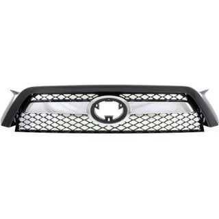2010-2013 Toyota 4runner Grille, Primed W/ Chrome Center - Classic 2 Current Fabrication