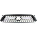 2010-2013 Toyota 4runner Grille, Primed W/ Chrome Center.