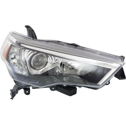 2014-2015 Toyota 4runner Head Light RH, Lens And Housing, Black Interior.