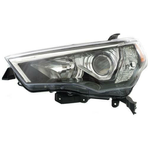 2014-2015 Toyota 4runner Head Light LH, Lens And Housing, Black Interior.