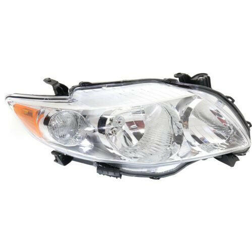 2009-2010 Toyota Corolla Head Light RH, Lens And Housing - Capa.