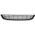 2011-2014 Volkswagen Jetta Front Bumper Grille, Center, Black.