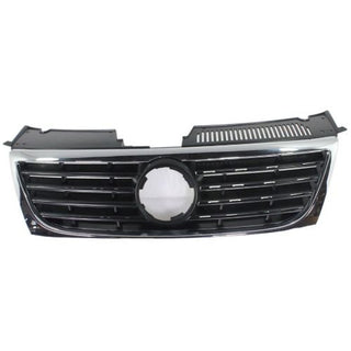 2006-2010 Volkswagen Passat Grille, Chrome Shell/Black W/O Parkng Aid - Classic 2 Current Fabrication