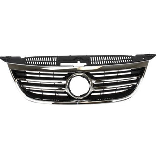 2009-2011 Volkswagen Tiguan Grille, Chrome Shell/Black - Classic 2 Current Fabrication