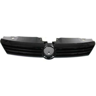 2013-2015 Chevy Spark Grille, Lower, Chrome Shell/Black (CAPA).