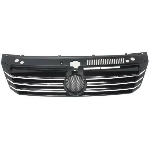 2012-2015 Volkswagen Passat Grille, Painted-Black (CAPA).