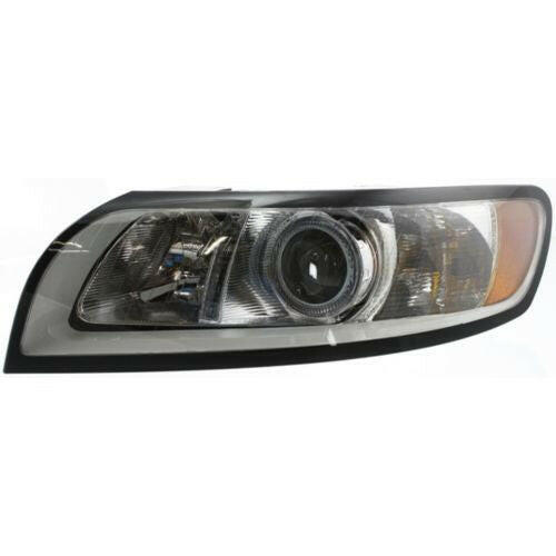 2008-2011 Volvo S40 Head Light LH, Assembly, Halogen.