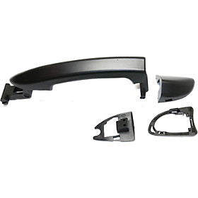 2011-2014 Volkswagen CC Front Door Handle LH, Prmd Blk, w/o Hole, w/o Sensor.