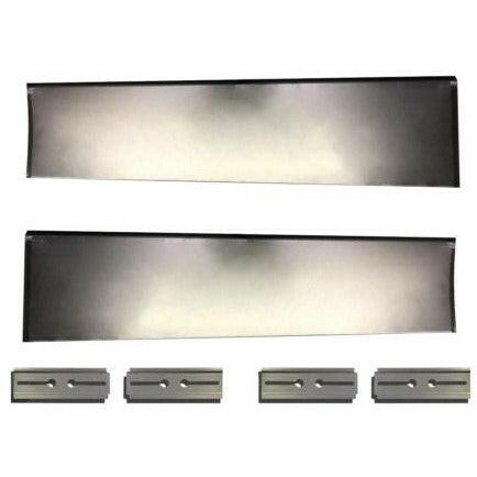 1931-1932 Chevy Full Size Smooth Running Board Set W/Adapters.