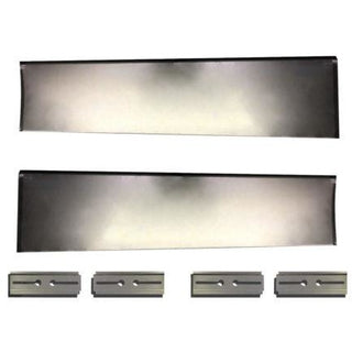 1931-1932 Chevy Full Size Smooth Running Board Set W/Adapters - Classic 2 Current Fabrication