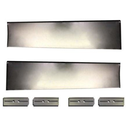 1931-1932 Chevy Passenger Car Smooth Running Board Set W/Adapters - Classic 2 Current Fabrication