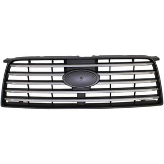 2006-2008 Subaru Forester Grille, Silver/Silver Black - Classic 2 Current Fabrication