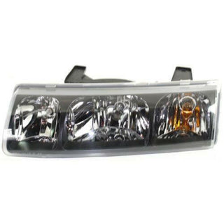 2002-2004 Saturn Vue Head Light LH, Assembly, Black Interior.