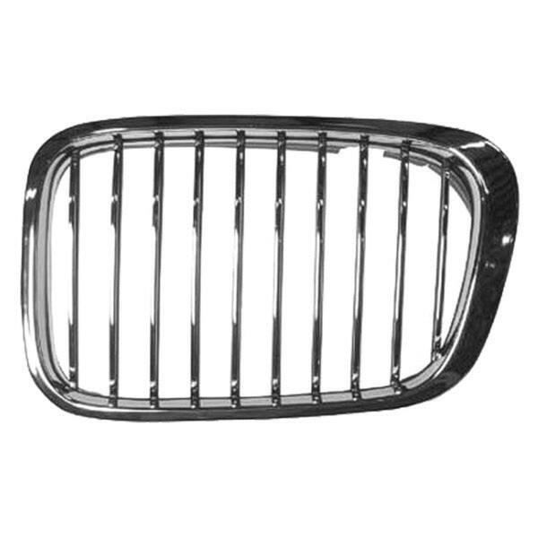 LH Grille Chrome BMW 3 Series (E46) Sedan / Wagon 99-01.