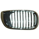 RH Grille Chrome / Black BMW 3 Series (E46) Sedan / Wagon 02-05.