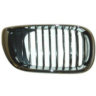 RH Grille Chrome / Black BMW 3 Series (E46) Sedan / Wagon 02-05.