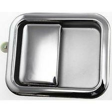 RH Front Door Handle Outer Chrome Full Door Type Wrangler 97-06.