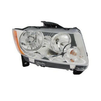 2011-2013 Jeep Compass Headlamp Lens/Housing LH.