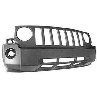 2007-2010 Jeep Patriot Front Bumper Cover W/O Chrome W/O Tow Hooks Patriot.