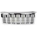 2006-2010 Jeep Commander Grille Black w/Chrome Molding.