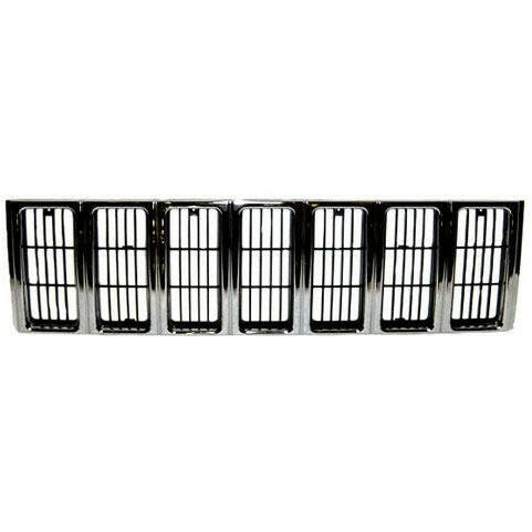 2000-2001 Jeep Cherokee Grille Chrome/Black.